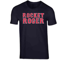 Load image into Gallery viewer, Roger Clemens Rocket Roger Hall of Fame Boston Baseball Fan T Shirt - image_5aa1f6b3-c911-437c-acff-14395d290168