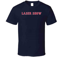 Load image into Gallery viewer, Dustin Pedroia Nickname Laser Show Boston Baseball Fan T Shirt - image_5b463cf6-34f1-49d2-bc36-1bc2d3dc1349