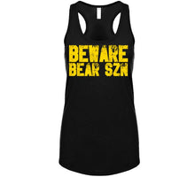 Load image into Gallery viewer, Beware Bear Szn Boston Hockey Fan T Shirt - image_5b782e0a-0745-4ede-8c14-3d11b94a6c76