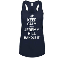 Load image into Gallery viewer, Jeremy Hill Keep Calm New England Football Fan T Shirt - image_5c5522f2-c8ae-4a12-bf2a-15d0ff43c82d