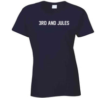 Load image into Gallery viewer, Julian Edelman 3rd And Jules New England Football Fan T Shirt - image_5c84859a-74e7-4bdc-8fde-adc8f0b16b25