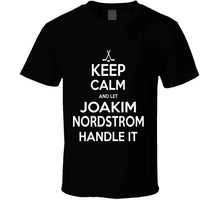 Load image into Gallery viewer, Joakim Nordstrom Keep Calm Boston Hockey Fan T Shirt - image_5c8a7fed-7827-4375-be6c-e833a0125edd