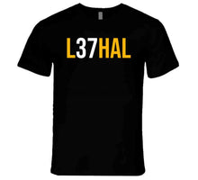Load image into Gallery viewer, Patrice Bergeron Lethal 37 Boston Hockey Fan T Shirt - image_5cde12df-ecb8-4ca0-a97c-3debd9140827