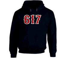 Load image into Gallery viewer, Boston Champs 617 Area Code Boston Baseball Fan T Shirt - image_5d8a6703-dc40-4510-97b6-0b47eb4c79b6