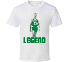 Load image into Gallery viewer, Larry Bird Legend GOAT Boston Basketball Fan T Shirt - image_5e041394-897a-4b8c-bd2c-54a43dec77fb