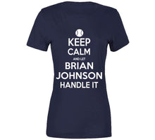 Load image into Gallery viewer, Brian Johnson Keep Calm Boston Baseball Fan T Shirt - image_5e277ed2-7555-4182-becc-8253086156fb