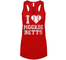 Load image into Gallery viewer, Mookie Betts I Heart Boston Baseball Fan T Shirt - image_5e2da6fa-8fdb-4dd5-9df3-f846d171c6b7