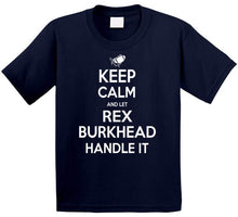 Load image into Gallery viewer, Rex Burkhead Keep Calm New England Football Fan T Shirt - image_5f18317b-d00e-4346-9014-a0114e4a05cc