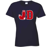 Load image into Gallery viewer, JD Martinez JD Socks Boston Baseball Fan Distressed T Shirt - image_5f1f3c78-748a-46cd-b4a0-a6649919203f