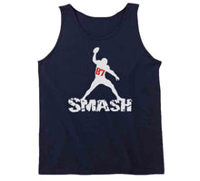 Load image into Gallery viewer, Gronk Smash New England Football Fan T Shirt - image_5f2fa979-9e1b-4f74-914e-3da8d9a459d1