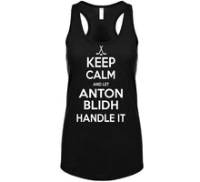 Load image into Gallery viewer, Anton Blidh Keep Calm Boston Hockey Fan T Shirt - image_5ffa2f8e-5409-4559-8097-a0a9dce01188