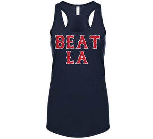 Beat LA Boston Baseball Fan Distressed T Shirt - image_608f8a43-de48-44de-9dca-8063fbd909cf