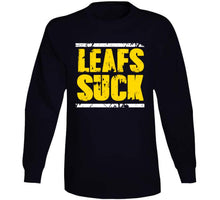 Load image into Gallery viewer, Leafs Suck Boston Playoff Hockey Fan T Shirt - image_62bcf1f8-ef68-4538-b3b5-d537a7fad9d8