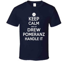 Load image into Gallery viewer, Drew Pomeranz Keep Calm Boston Baseball Fan T Shirt - image_62e4a30d-5f1a-4deb-8387-462d20d9d655