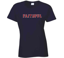 Load image into Gallery viewer, Boston Faithful Baseball Fan Distressed Navy T Shirt - image_630628a4-134d-468a-8819-75048ff4a0c6