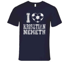 Load image into Gallery viewer, Krisztian Nemeth I Heart New England Soccer T Shirt - image_63f2a50b-960d-4256-b97c-4011a5e8a271