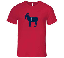 Load image into Gallery viewer, Julian Edelman Goat  New England Football Fan T Shirt - image_642a0a90-003c-488d-88d5-b5241a211bf2