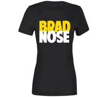 Load image into Gallery viewer, Brad Marchand Brad Knows Nose Boston Hockey Fan T Shirt - image_64a3e0cd-36fd-43ae-9e97-ef588e51a367