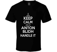 Load image into Gallery viewer, Anton Blidh Keep Calm Boston Hockey Fan T Shirt - image_655a0eff-1417-46cc-ae7c-e733c294a109