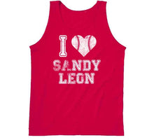 Load image into Gallery viewer, Sandy Leon I Heart Boston Baseball Fan T Shirt - image_6769fcef-7185-4788-a696-cf89fb112717