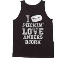 Load image into Gallery viewer, Anders Bjork I Love Boston Hockey Fan T Shirt - image_68f249db-16b1-4925-8b27-1f1838c34346