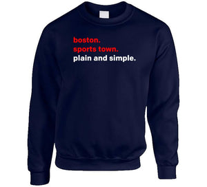 Boston Sports Town Plain and Simple New England Football Fan T Shirt - image_6a5bcc0c-c490-47c3-8817-415765cc2e5a