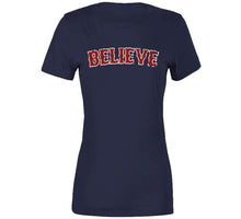 Load image into Gallery viewer, Believe In Boston Baseball Fan Distressed T Shirt - image_6b3b7ab4-92d4-4005-a0f3-72821e35c812