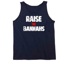 Load image into Gallery viewer, Raise The Bannahs Distressed New England Football Fan T Shirt - image_6c1f1ffd-1c1e-4887-931a-c9dc83918c68