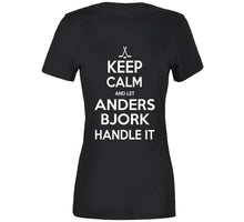 Load image into Gallery viewer, Anders Bjork Keep Calm Boston Hockey Fan T Shirt - image_6cbbb41e-c6d5-4d78-bf04-b582bf1af339