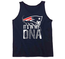 Load image into Gallery viewer, Its in My DNA New England Football Fan T Shirt - image_6d5beca1-5b79-4d69-a1a4-ce7107cc5eca