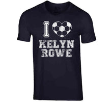 Load image into Gallery viewer, Kelyn Rowe I Heart New England Soccer T Shirt - image_6d7af2a2-d923-49a3-b347-ee8d8f818819
