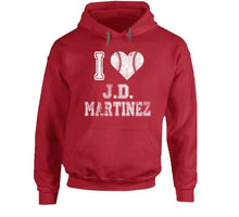 Load image into Gallery viewer, JD Martinez I Heart Boston Baseball Fan T Shirt - image_6ea7f32d-7594-4537-a35f-58bb34a95c4e