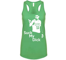 Load image into Gallery viewer, Kyrie Irving Suck My D Funny Boston Basketball Fan T Shirt - image_6f1fc5aa-041a-4aaf-8ad4-9935b20627d4