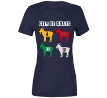 Load image into Gallery viewer, City Of Goats City Of Champions Boston Greats T Shirt - image_71357231-bbad-405b-b15d-2791470c5d58
