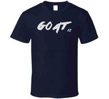 Load image into Gallery viewer, He Is The Goat Tom Brady New England Football Fan T Shirt - image_72323c23-536f-40b9-be51-09d41813fb49