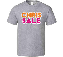 Load image into Gallery viewer, Chris Sale Boston Runs On Sale Boston Baseball T Shirt - image_72365858-b93d-47b0-bea9-4e4e579ce0df