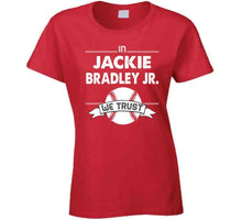 Load image into Gallery viewer, Jackie Bradley Jr We Trust Boston Baseball Fan T Shirt - image_72bc88bc-ca06-4a5f-a6cb-7632e65d43dd