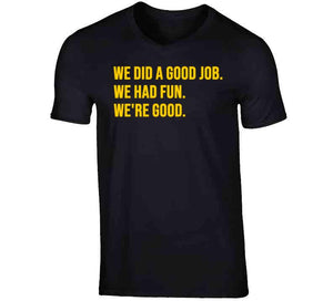 Brad Marchand We're Good Boston Hockey Fan v2 T Shirt - image_736b6e68-a39d-40af-89ce-7c56420ae9d1