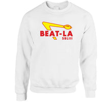 Load image into Gallery viewer, Funny Beat LA in out Parody New England Football Fan T Shirt - image_736d53ab-6575-4b64-b58b-54141b4cc014