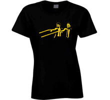 Load image into Gallery viewer, Patrice Bergeron Brad Marchand Pulp Fiction Parody Boston Hockey Fan T Shirt - image_73d30d3b-1fbb-4b0c-ba43-9467d45305d8