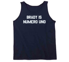 Load image into Gallery viewer, Brady Is Numero Uno Arnold Pumping Iron Parody Football T Shirt - image_73d70363-a598-48e6-b480-0d298182f2d0