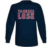 Load image into Gallery viewer, New York Lose Boston Celebration Baseball Fan T Shirt - image_749f3222-377f-4543-ae6e-baf16845a66e