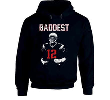 Load image into Gallery viewer, Baddest Tom Brady New England Football Fan T Shirt - image_74b9001c-fe5f-4399-9d24-24f90441e3b6