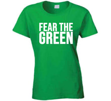 Load image into Gallery viewer, Fear The Green Boston Basketball Fan T Shirt - image_74bfce5b-e79c-4791-8e9a-f5037270f215