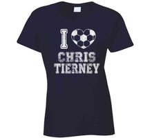 Load image into Gallery viewer, Chris Tierney I Heart New England Soccer T Shirt - image_754e50fc-fc4b-48fb-b5f5-1841b732a342