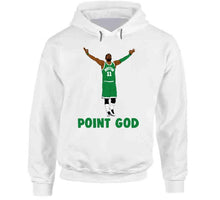 Load image into Gallery viewer, Kyrie Irving Point God Boston Basketball Fan T Shirt - image_7560df13-0a42-49c9-9da6-feb54b28a337