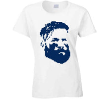 Load image into Gallery viewer, Fear The Beard Julian Edelman New England Football Retro 8 Bit Style T Shirt - image_75610dae-041f-4645-8878-df8a2e1d6340