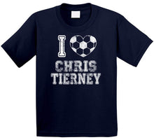 Load image into Gallery viewer, Chris Tierney I Heart New England Soccer T Shirt - image_757de93b-e7fb-411c-a7b3-3d4daee40a37