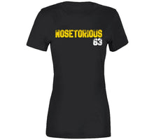 Load image into Gallery viewer, Brad Marchand 63 Nosetorious Boston Hockey Fan T Shirt - image_7582e6eb-7f75-415c-a572-4f56d27c57aa