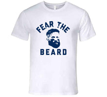 Load image into Gallery viewer, Julian Edelman Fear The Beard New England Football T Shirt - image_75c44128-a192-404c-b38c-d9d610b7e204